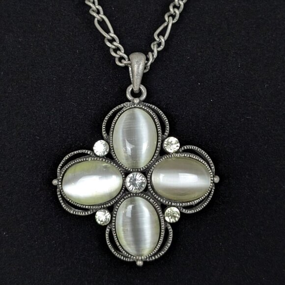 (2/$20) Figaro Chain Pendant Necklace - Picture 3 of 6